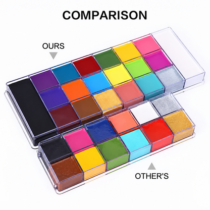 Pro Face & Body Paint Palette – Halloween, SFX & Costume Makeup Kit