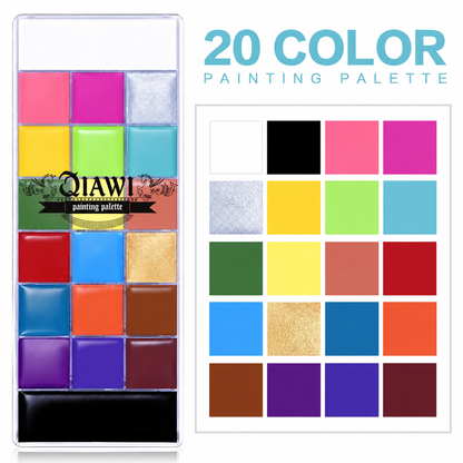 Pro Face & Body Paint Palette – Halloween, SFX & Costume Makeup Kit