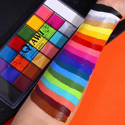 Pro Face & Body Paint Palette – Halloween, SFX & Costume Makeup Kit