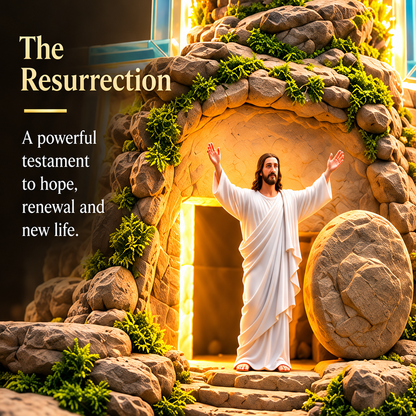 ✨ Last Day – 49% OFF!✝️The Story of Faith in 6 Scenes Cross Lamp